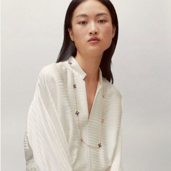 NWOT Tory Burch Buddy Clover Necklace - Picture 8 of 9